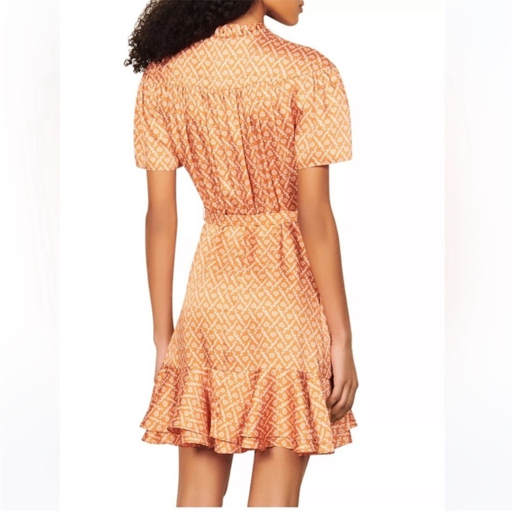 Suzen Asymmetric Ruffle Mini Dress size small - Picture 2 of 9